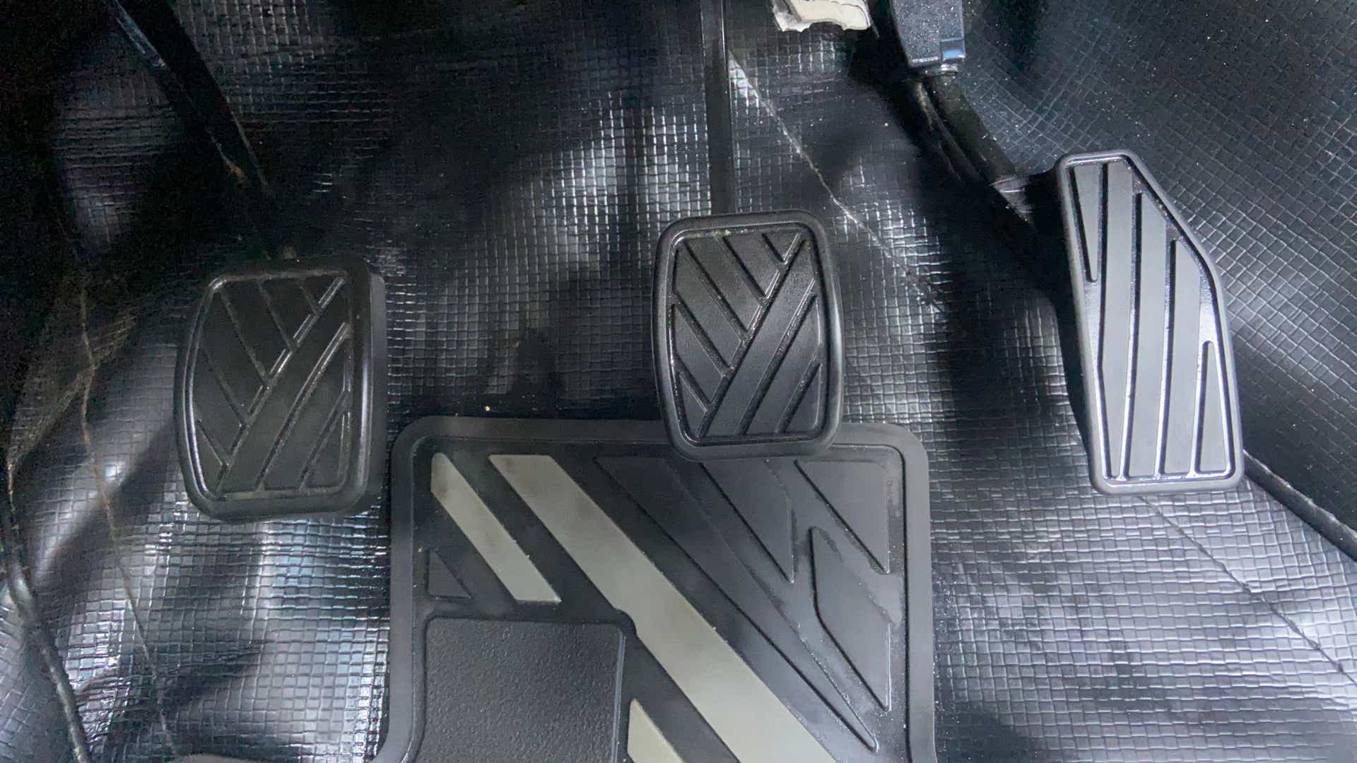 Pedal area of a Maruti Suzuki Swift