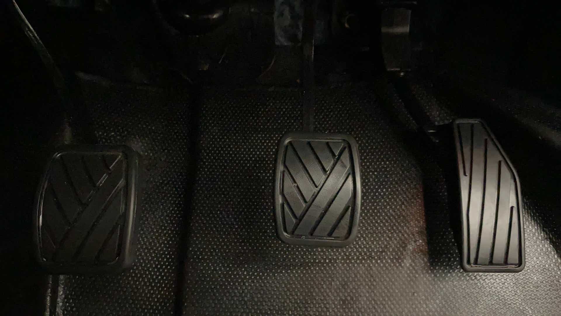 Pedals of a Maruti Suzuki Swift