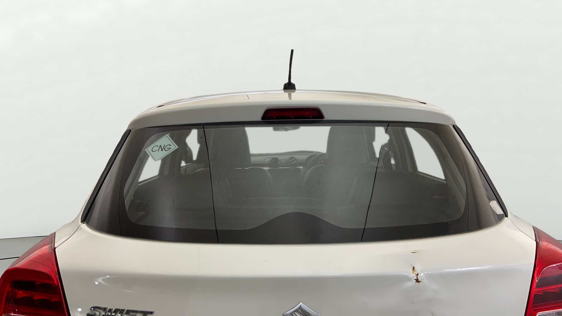 Rear view of a Maruti Suzuki Swift