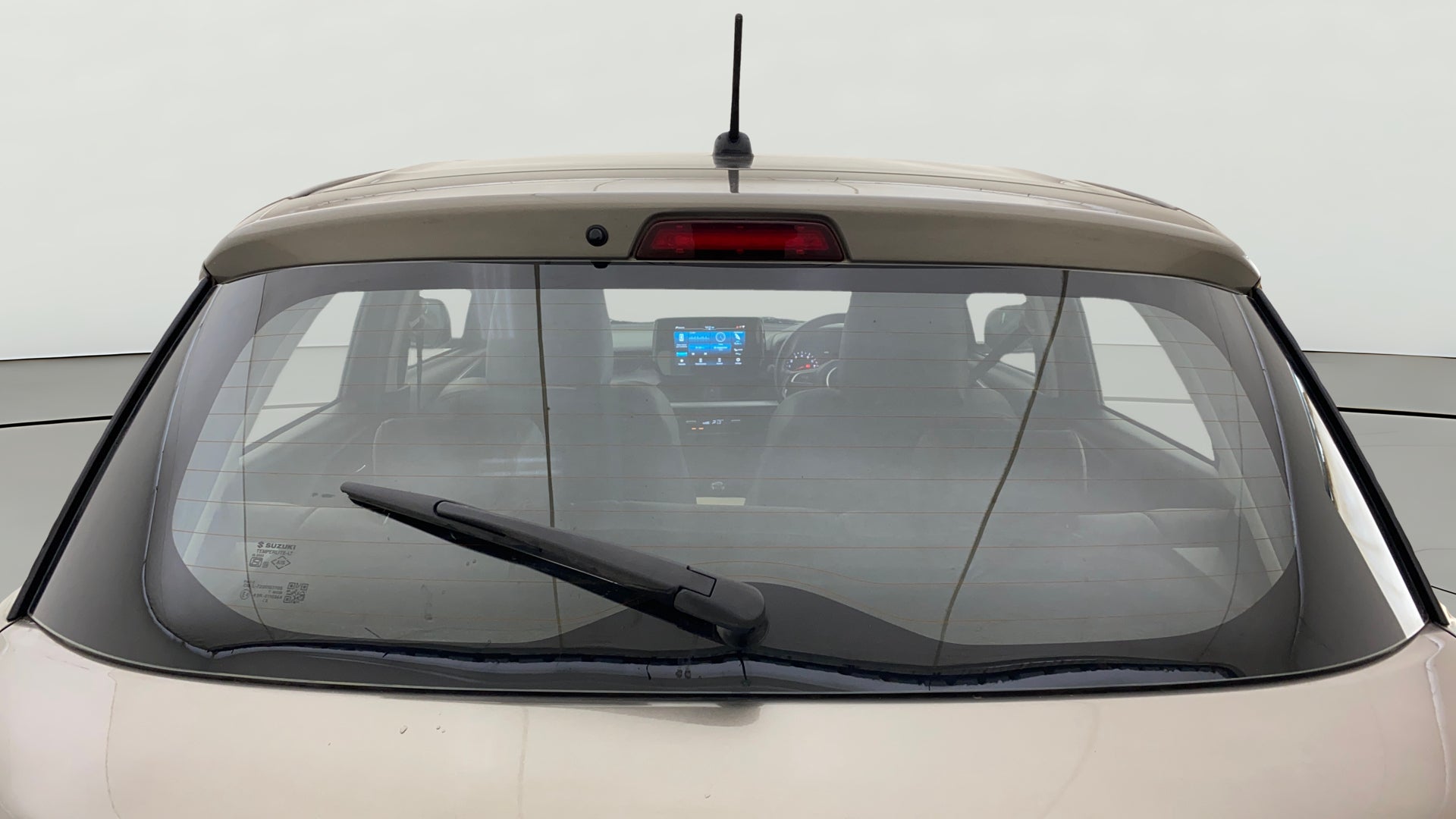 Rear view of a Maruti Suzuki Swift