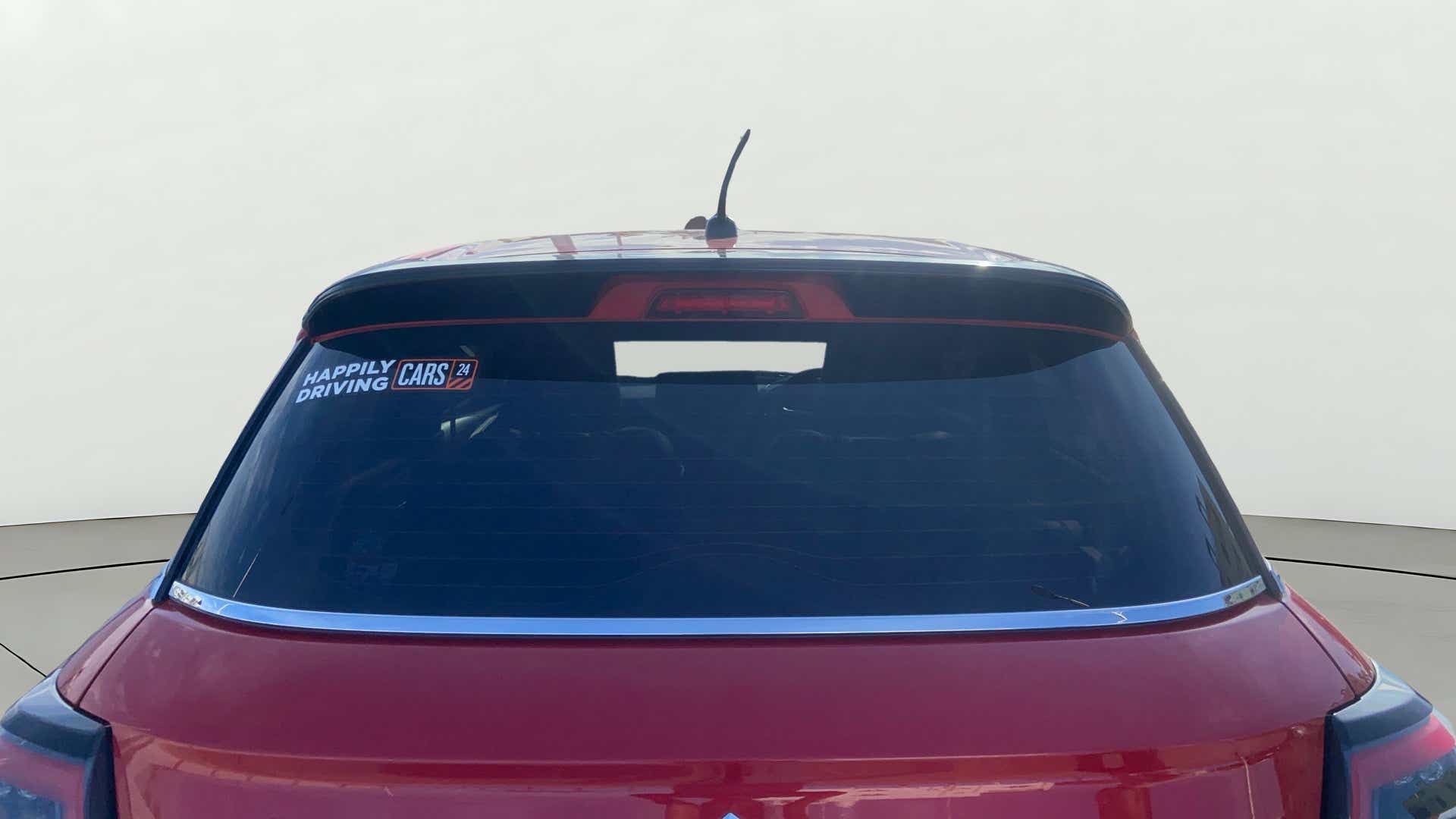 Rear view of a Maruti Suzuki Swift