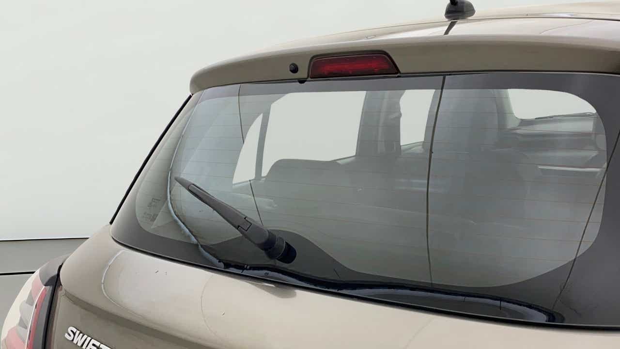 Rear view of a Maruti Suzuki Swift