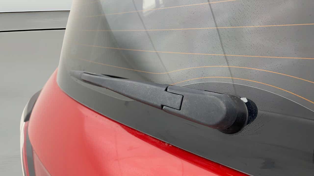 Rear wiper close-up of a Maruti Suzuki Swift