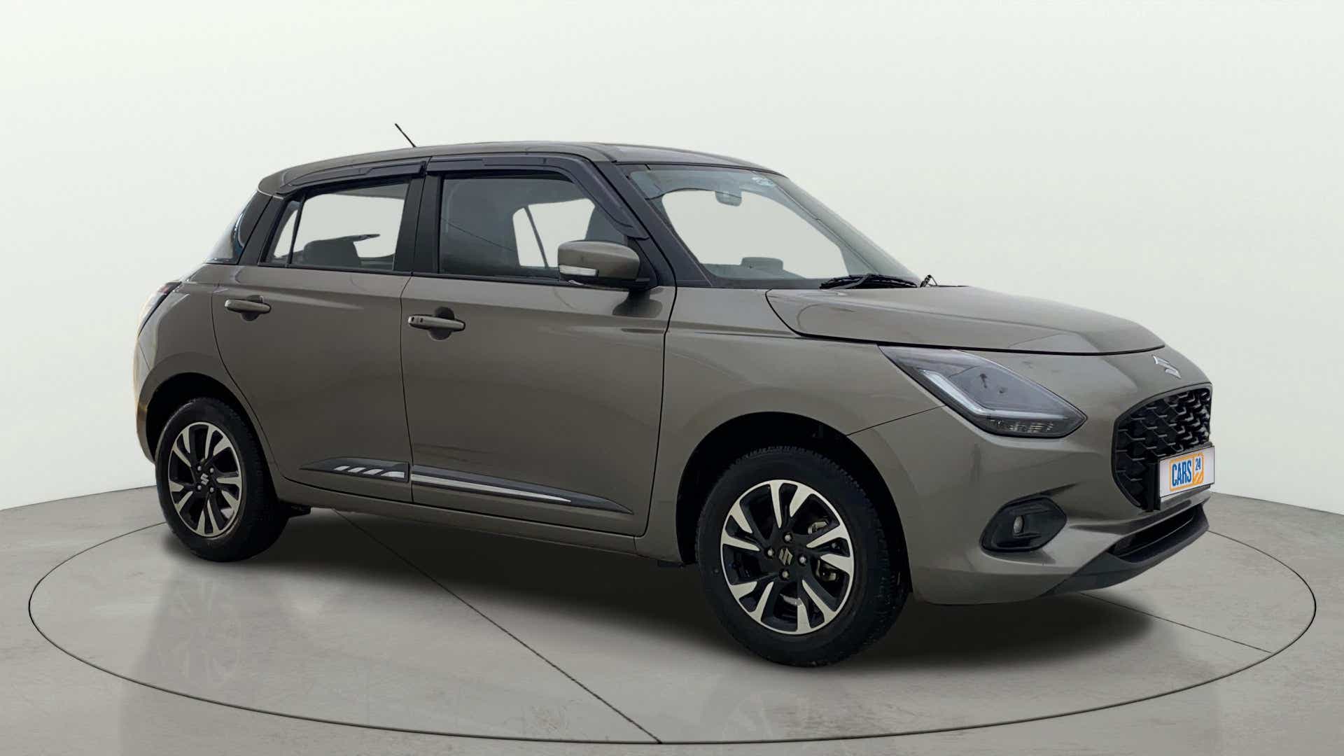 Front three-quarter view of a Maruti Suzuki Swift