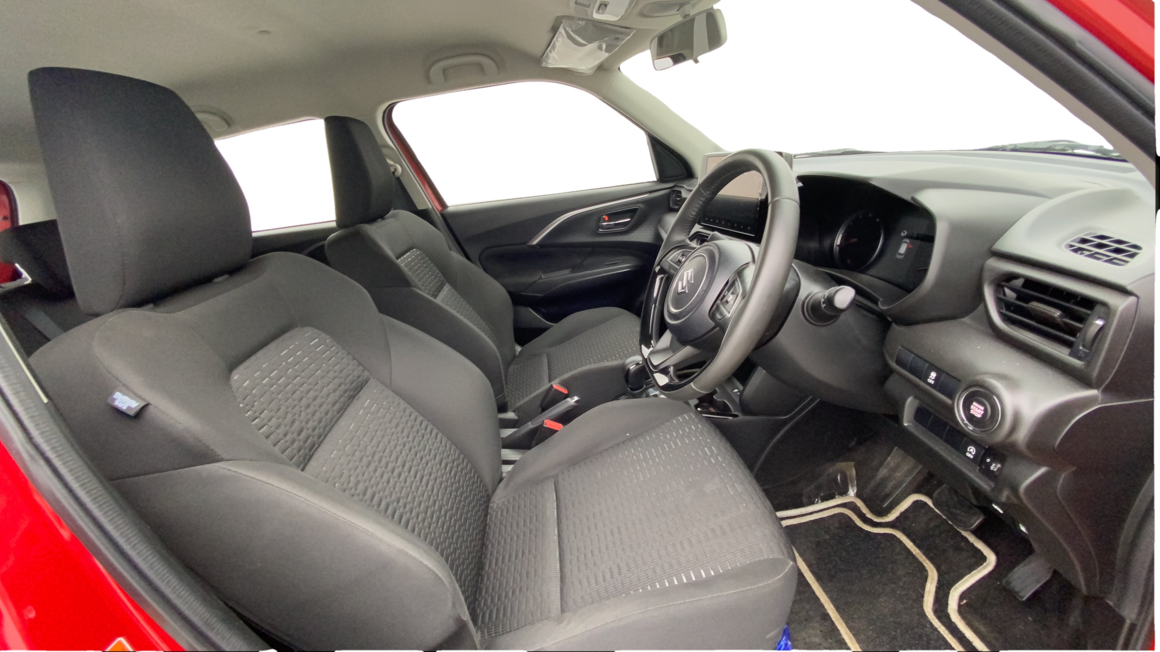 Interior view of a Maruti Suzuki Swift