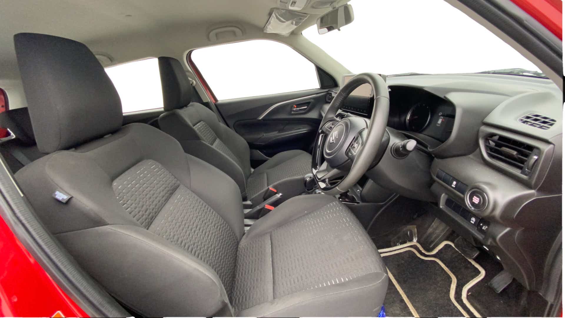 Interior view of a Maruti Suzuki Swift