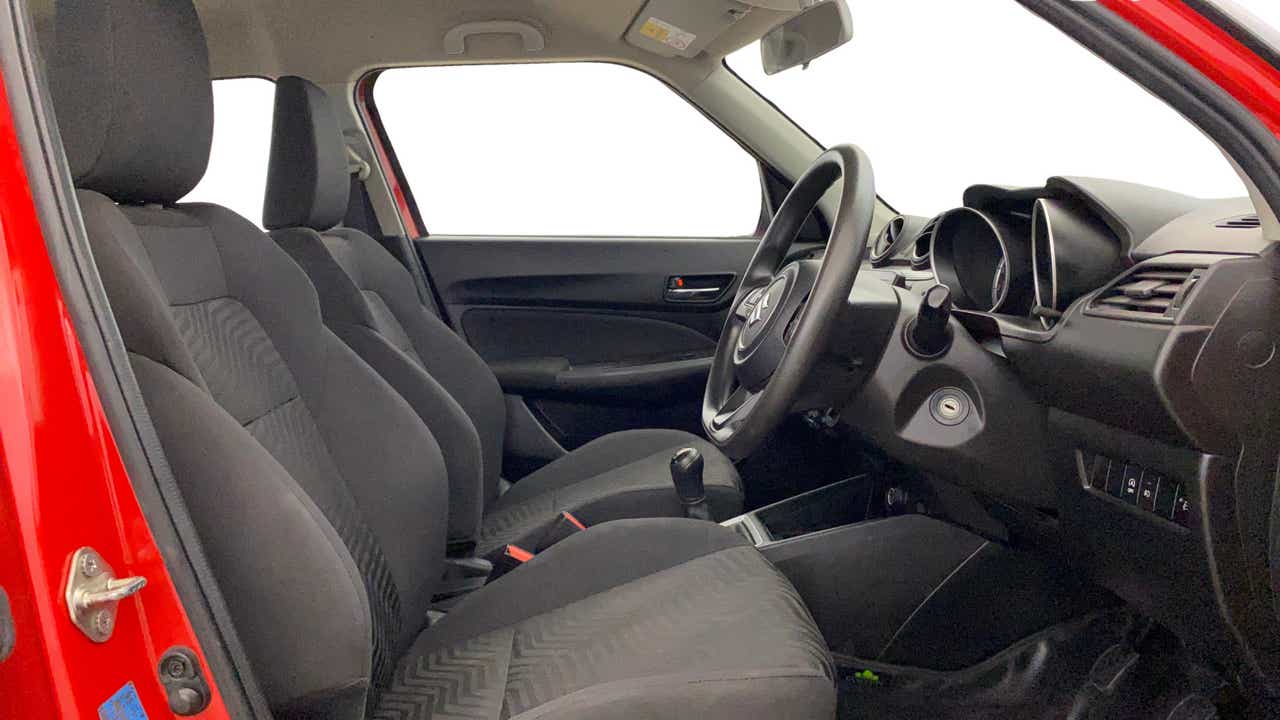 Front interior cabin of a Maruti Suzuki Swift 2021 - 2023