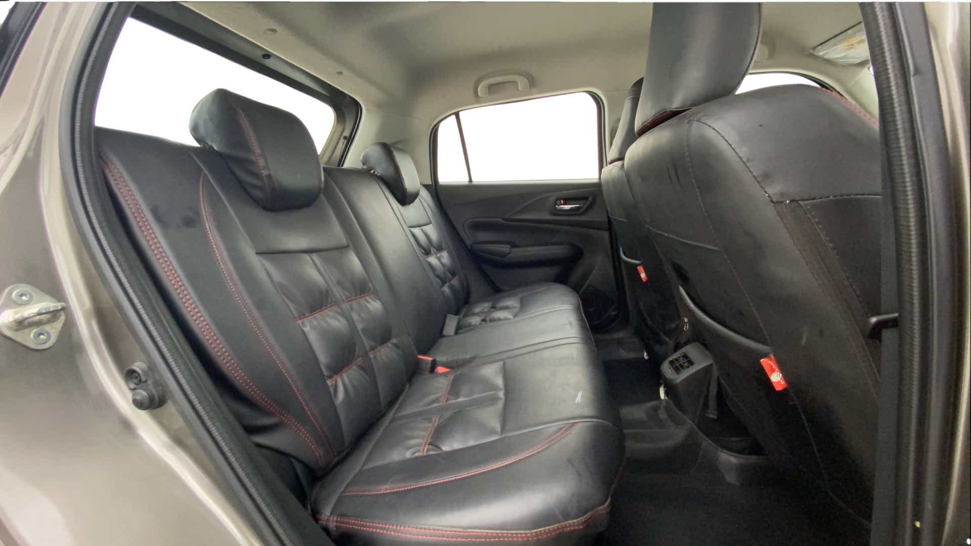 Rear seat and interior of a Maruti Suzuki Swift