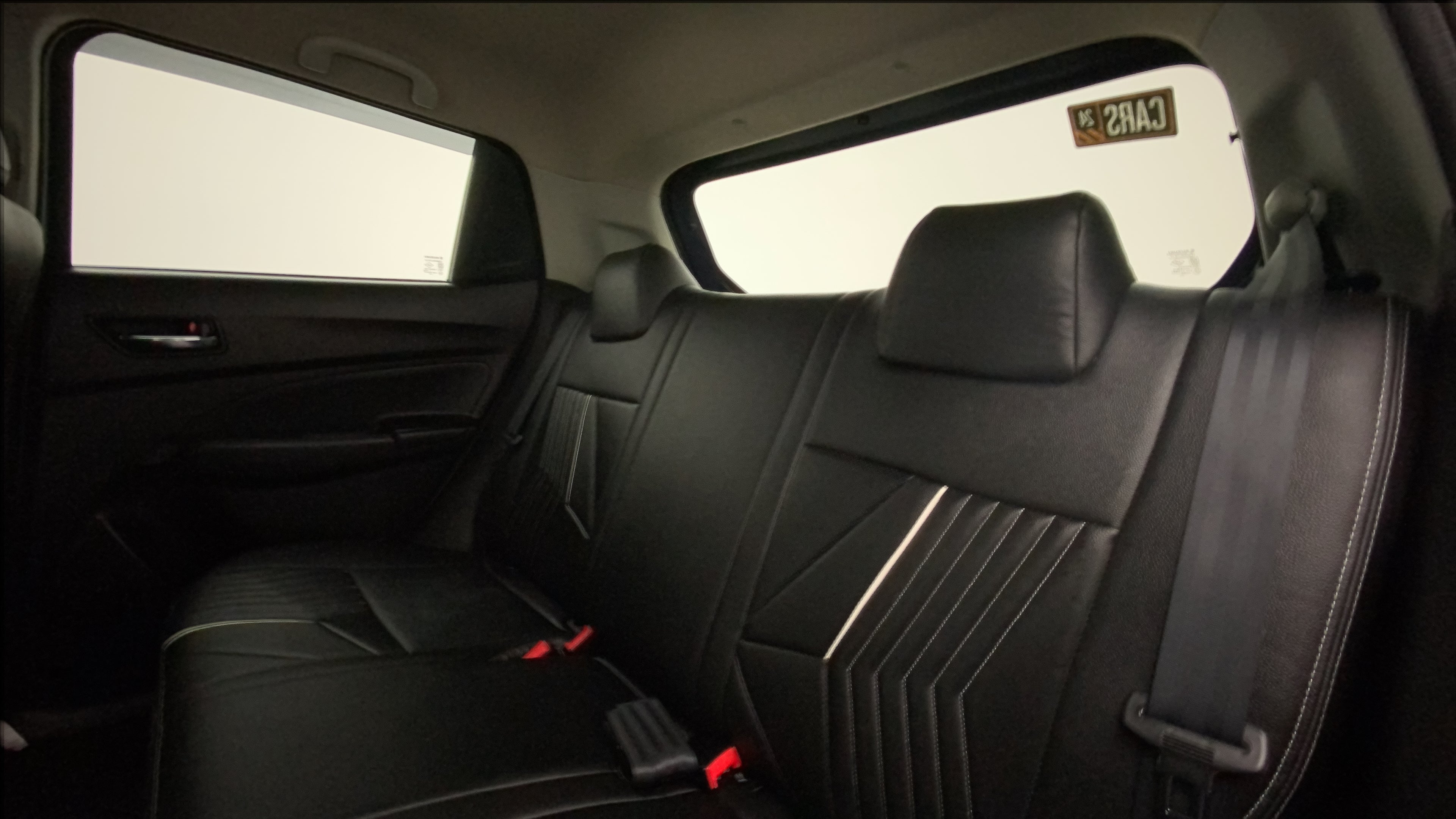 Rear seat view of a Maruti Suzuki Swift 2021 - 2023