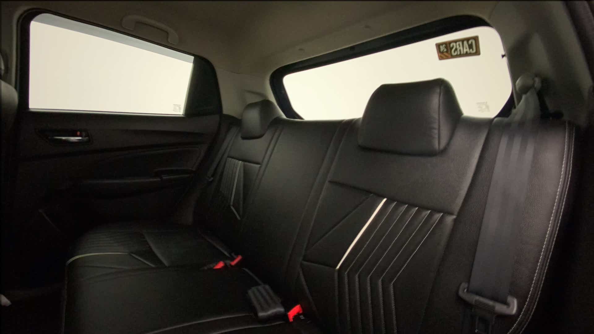 Rear seat view of a Maruti Suzuki Swift 2021 - 2023