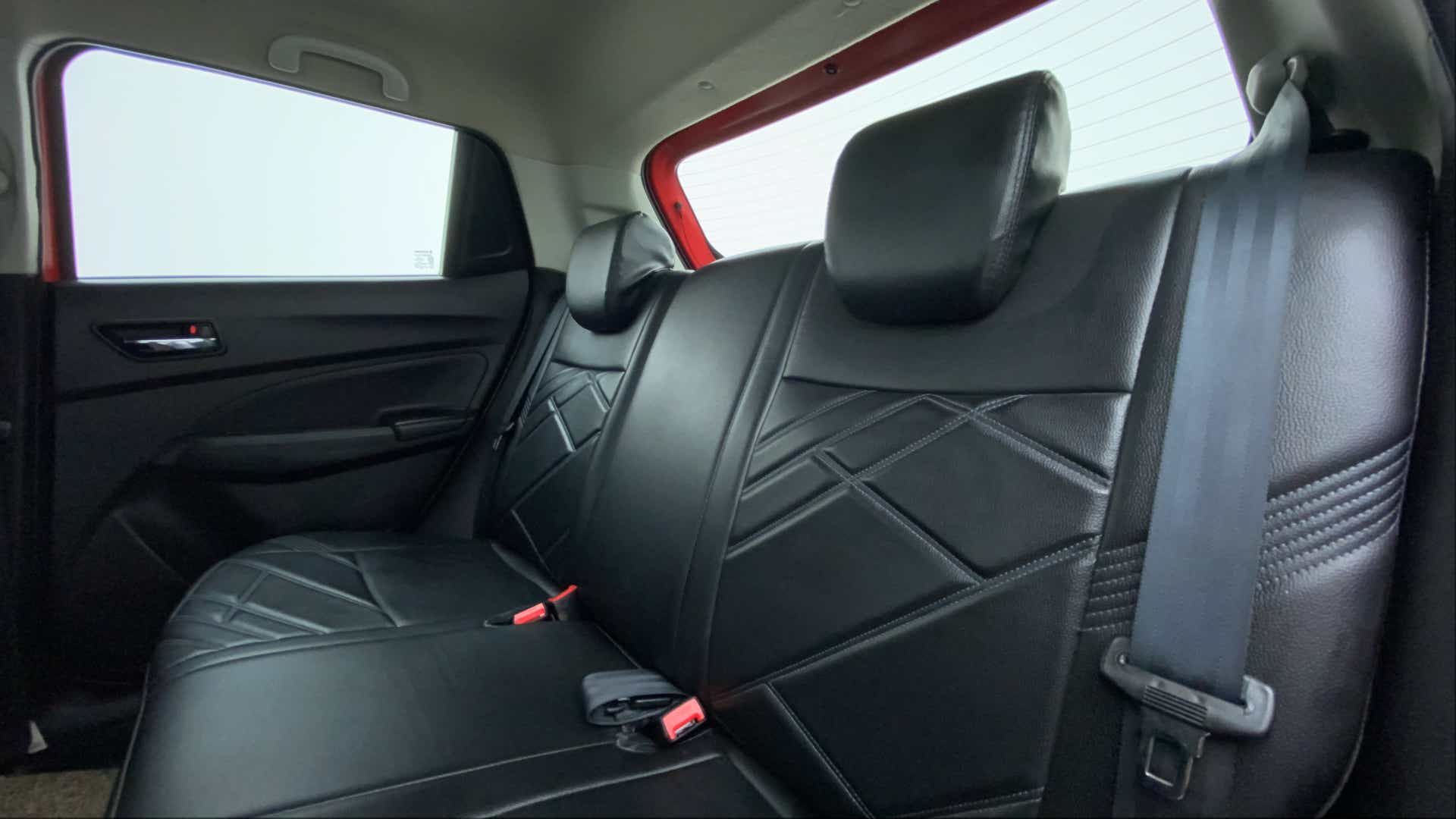 Rear seat view of a Maruti Suzuki Swift 2021 - 2023