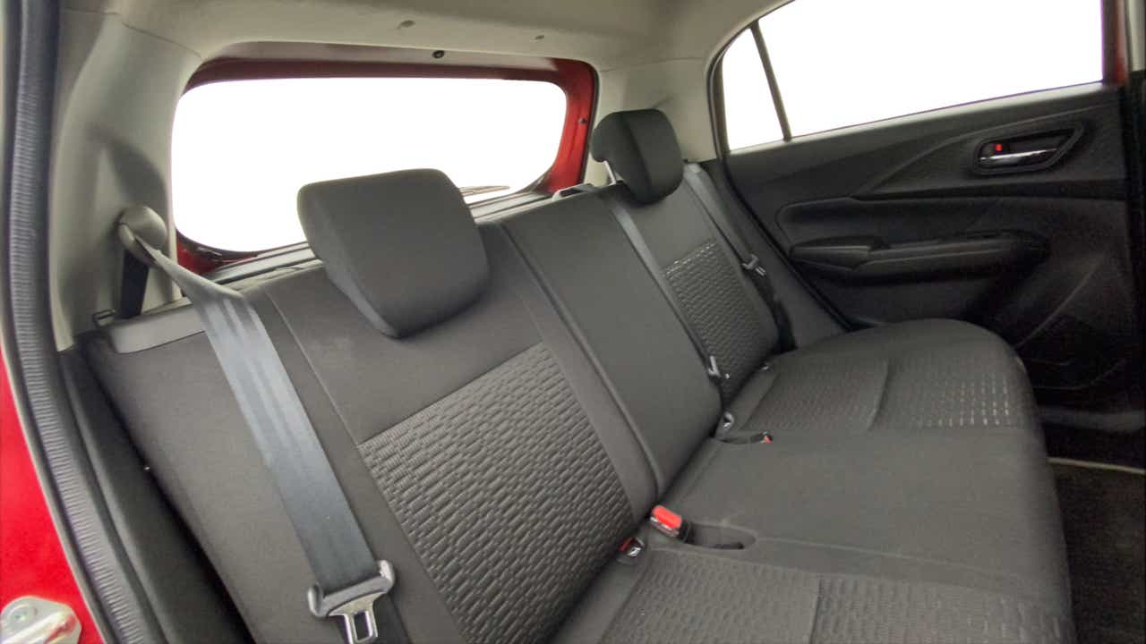 Rear seat view of a Maruti Suzuki Swift
