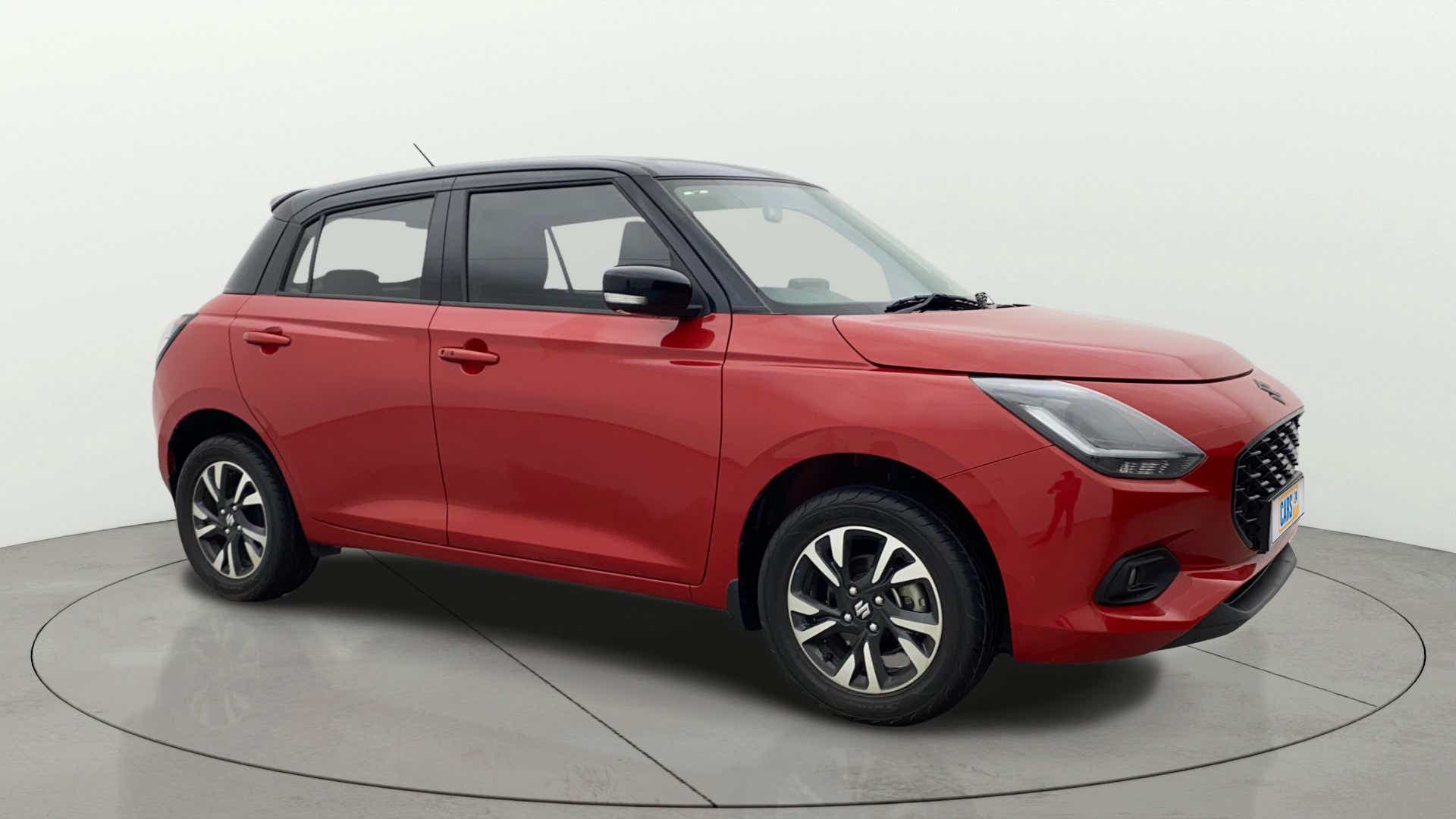 Front side view of a Maruti Suzuki Swift