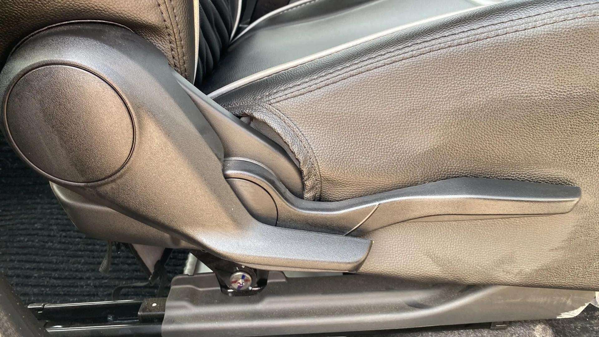 Seat adjustment lever of a Maruti Suzuki Swift