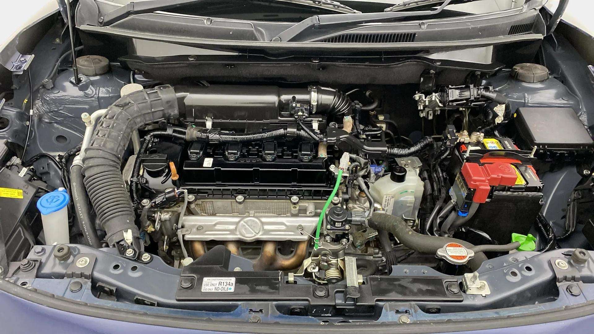 Engine bay of a Maruti Suzuki Swift
