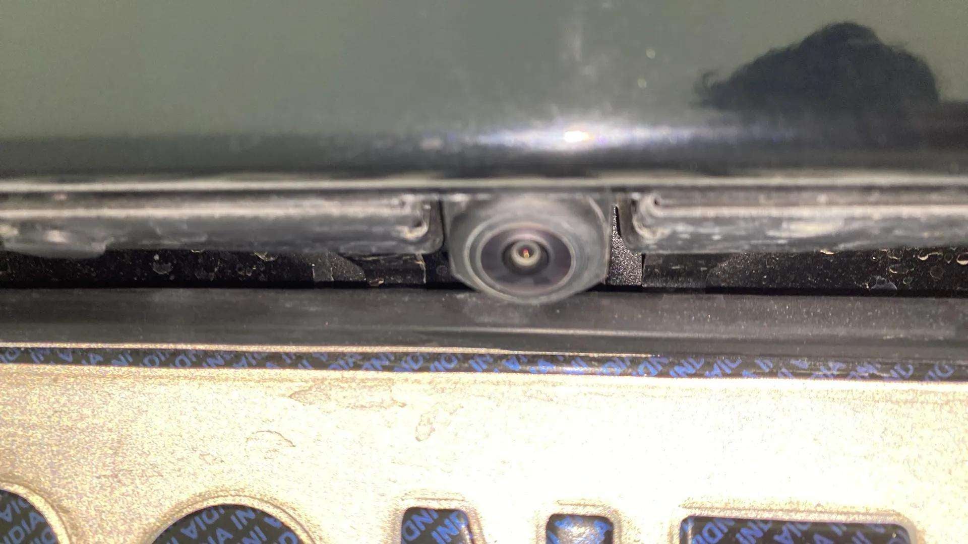 Close-up of a rear camera on a Maruti Suzuki Swift