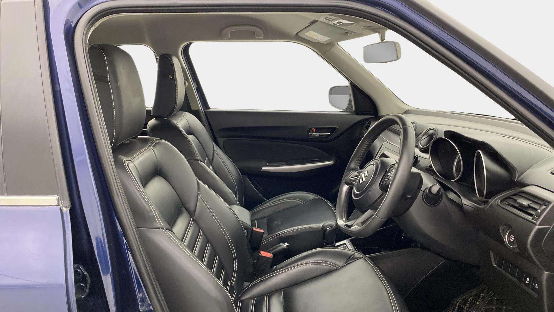 Interior view of a Maruti Suzuki Swift