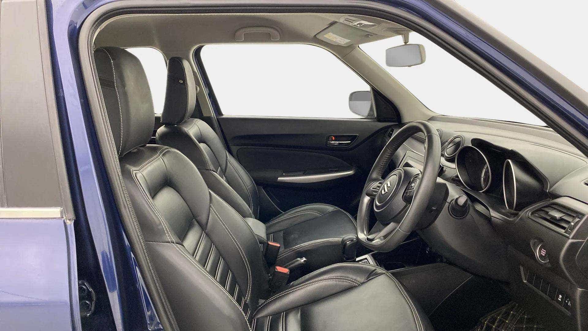 Interior view of a Maruti Suzuki Swift