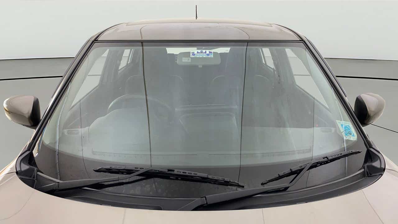 Front windshield view of a Maruti Suzuki Swift
