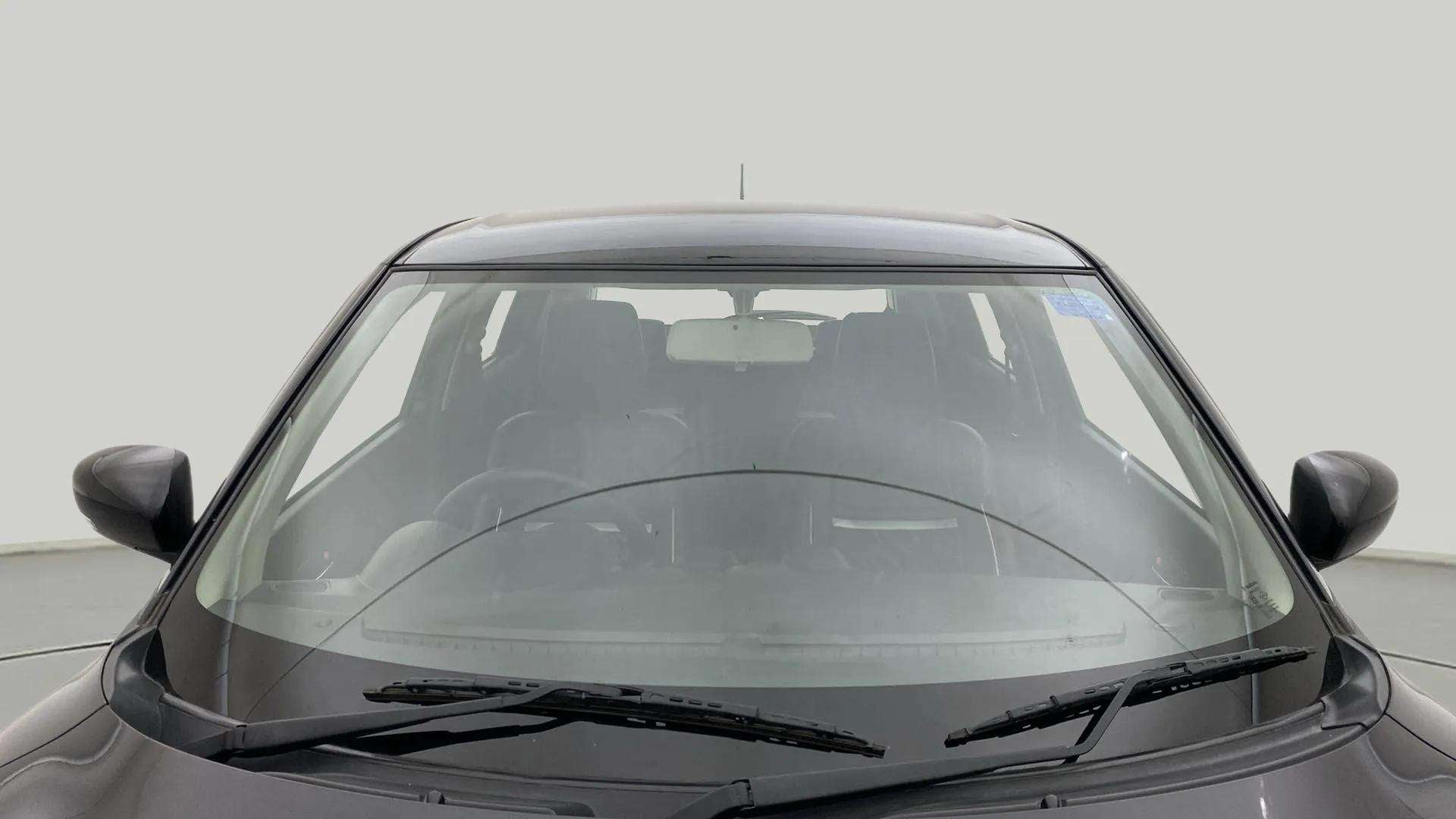 Front windshield view of a Maruti Suzuki Swift