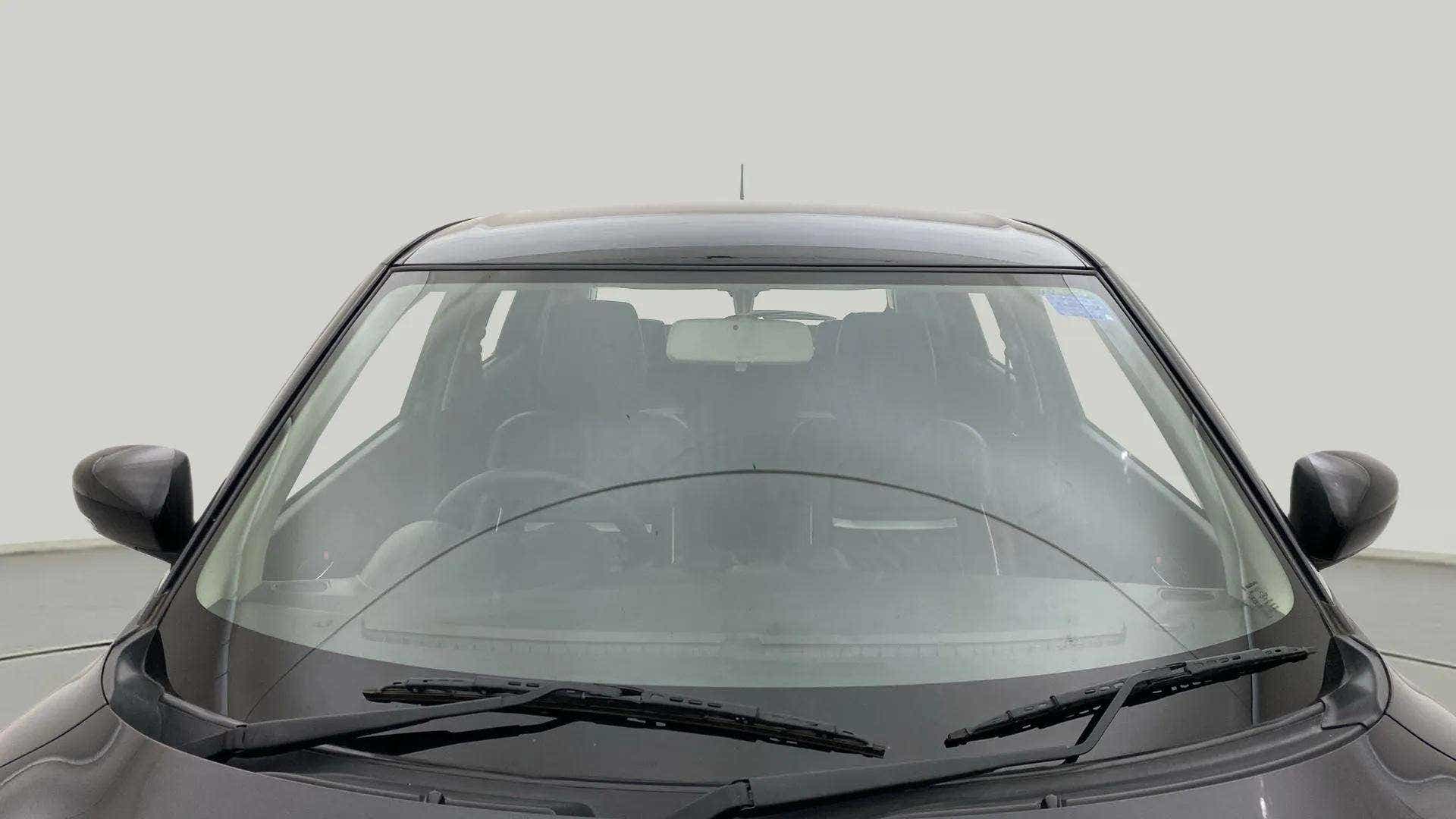 Front windshield view of a Maruti Suzuki Swift