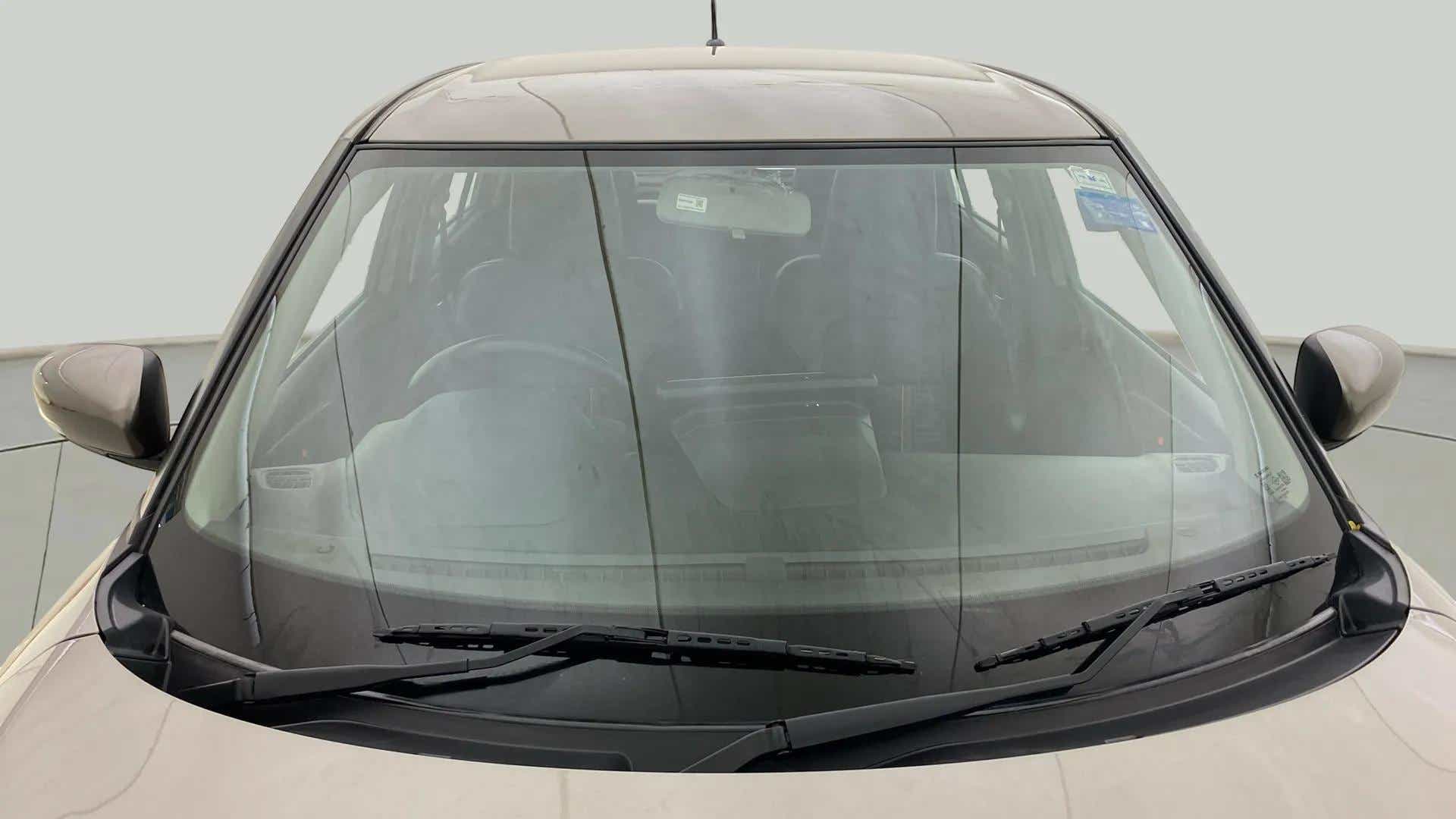 Front windshield view of a Maruti Suzuki Swift