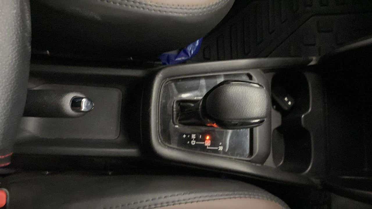 Gear selector view of a Maruti Suzuki Swift