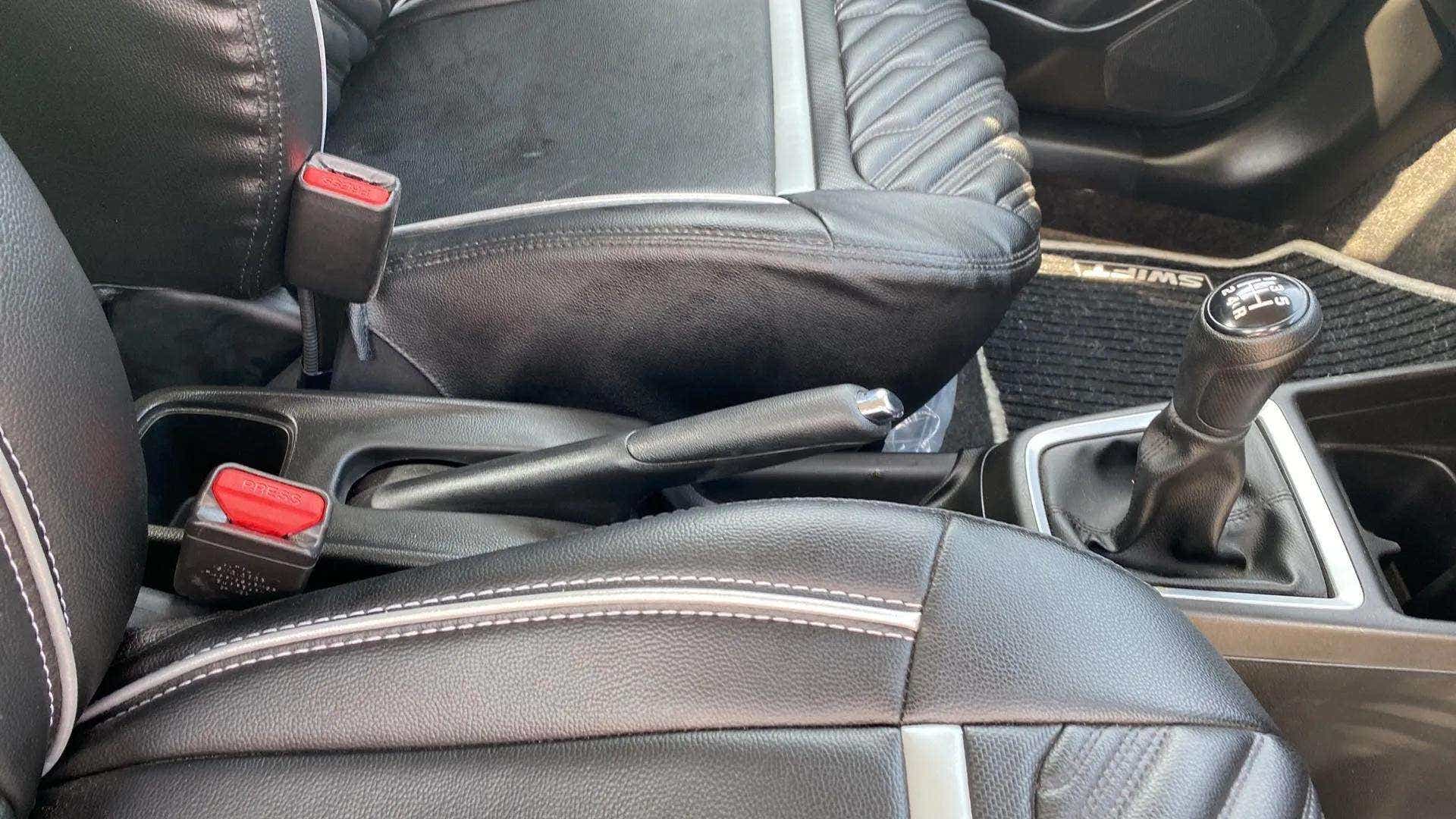 Gear lever and center console of a Maruti Suzuki Swift