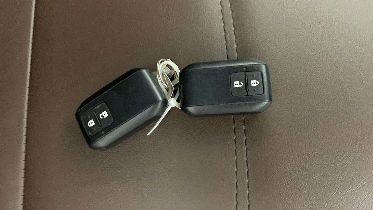 Key fobs of a Maruti Suzuki Swift