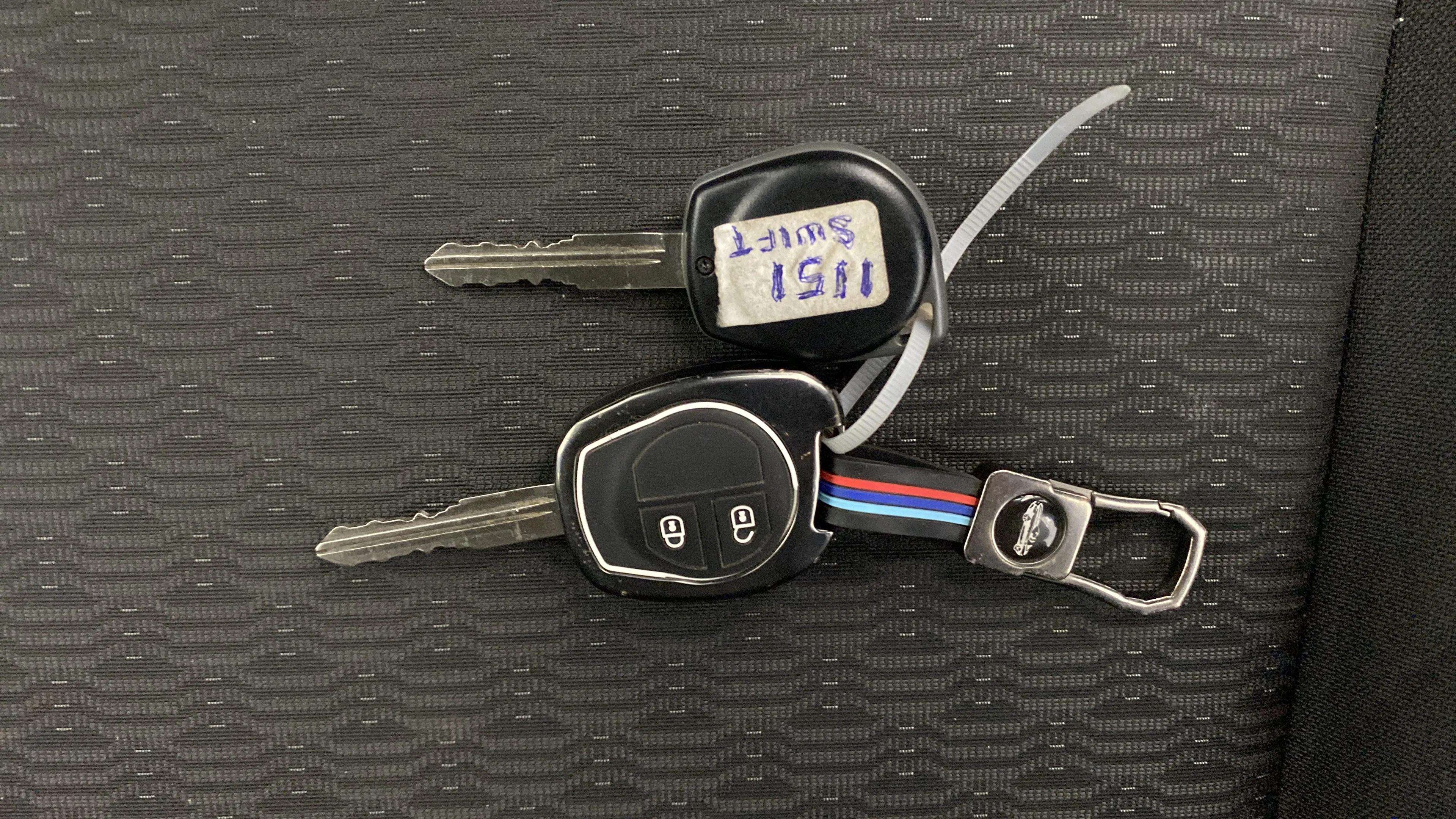 Car key fob of a Maruti Suzuki Swift