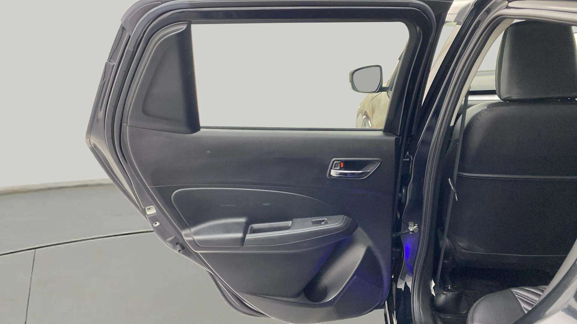 Rear left door panel of a Maruti Suzuki Swift