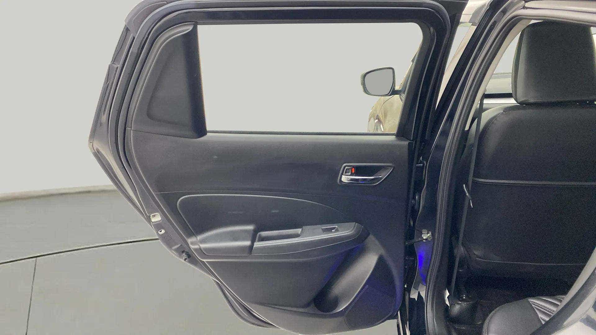 Rear left door panel of a Maruti Suzuki Swift