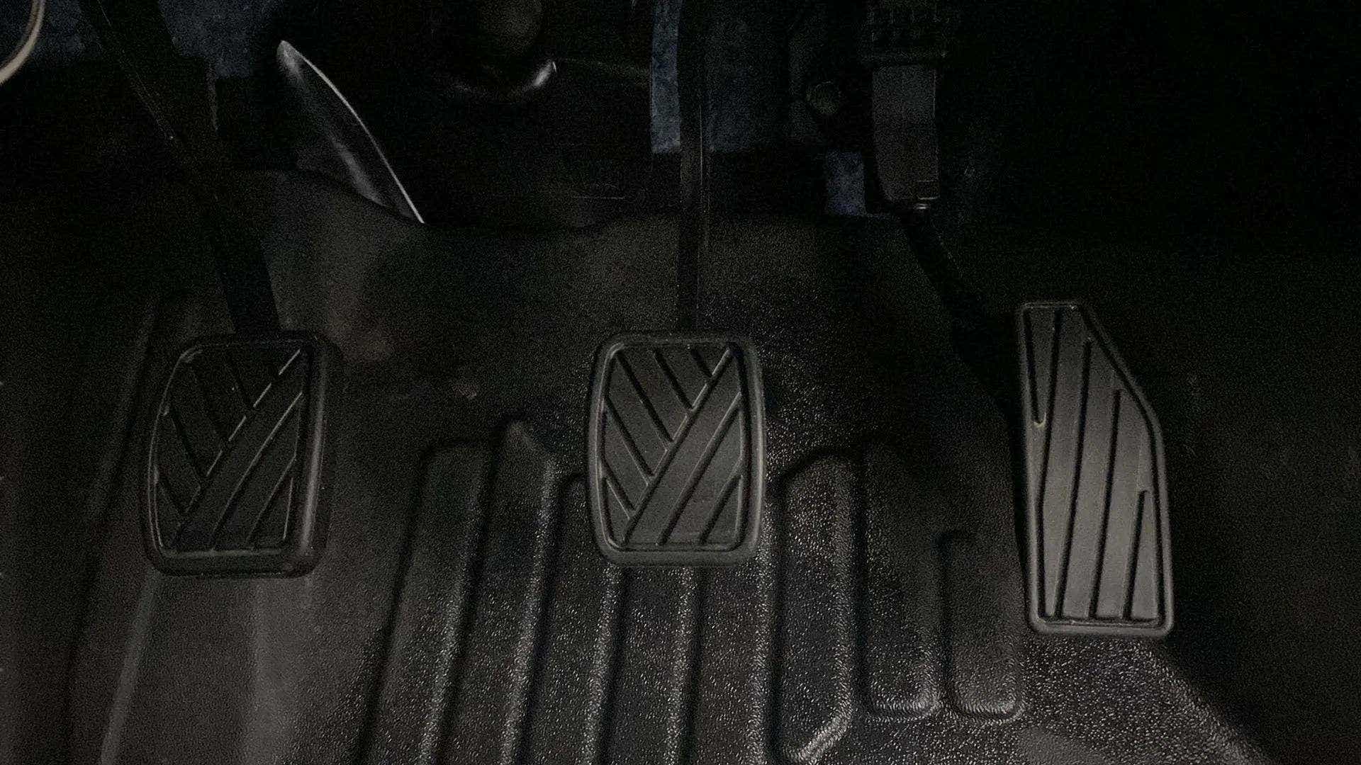 Foot pedals of a Maruti Suzuki Swift