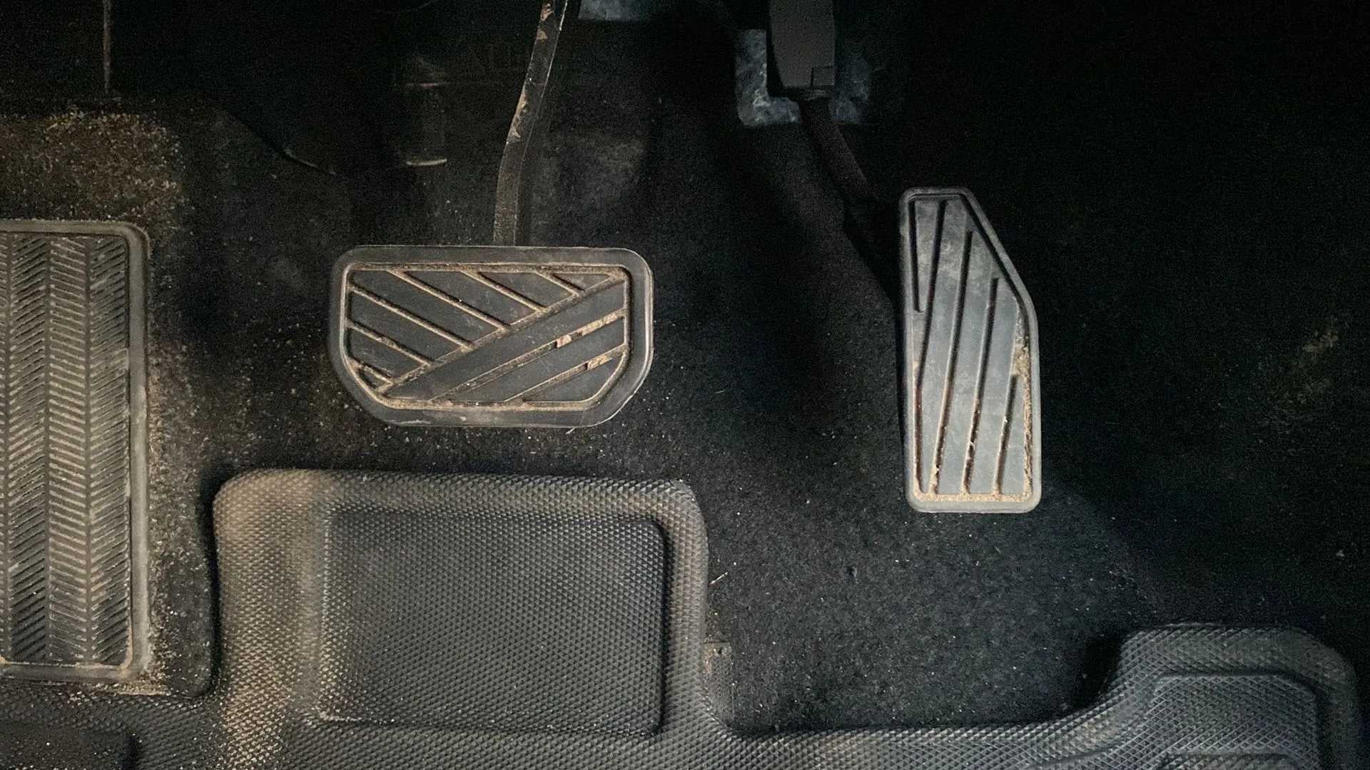 Pedal area of a Maruti Suzuki Swift