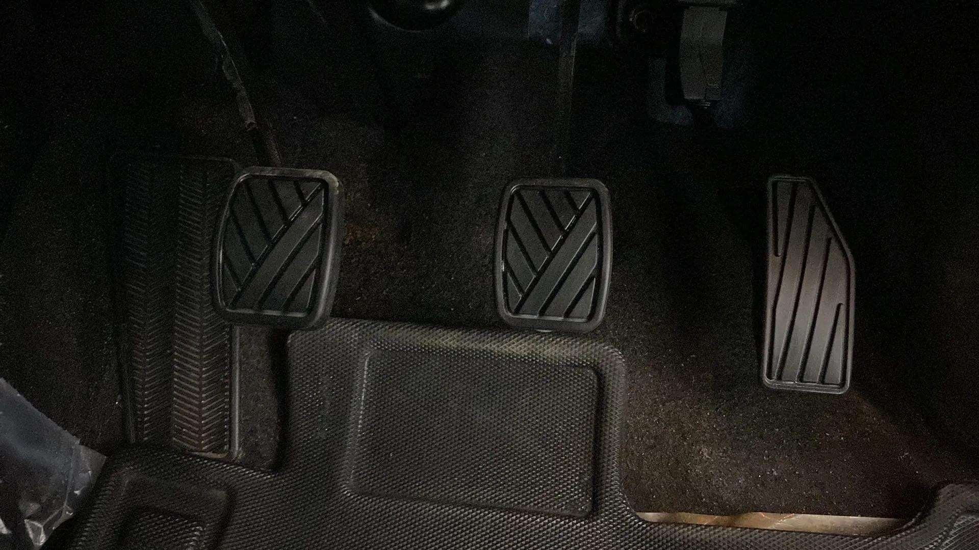 Footwell pedal area of a Maruti Suzuki Swift