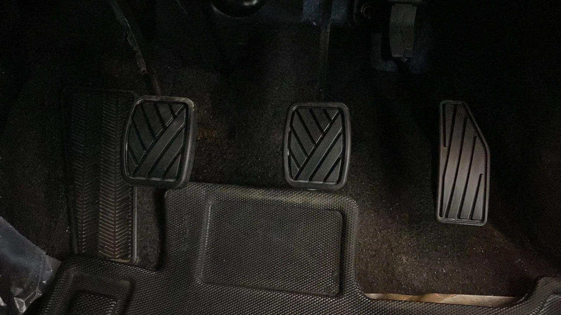 Footwell pedal area of a Maruti Suzuki Swift