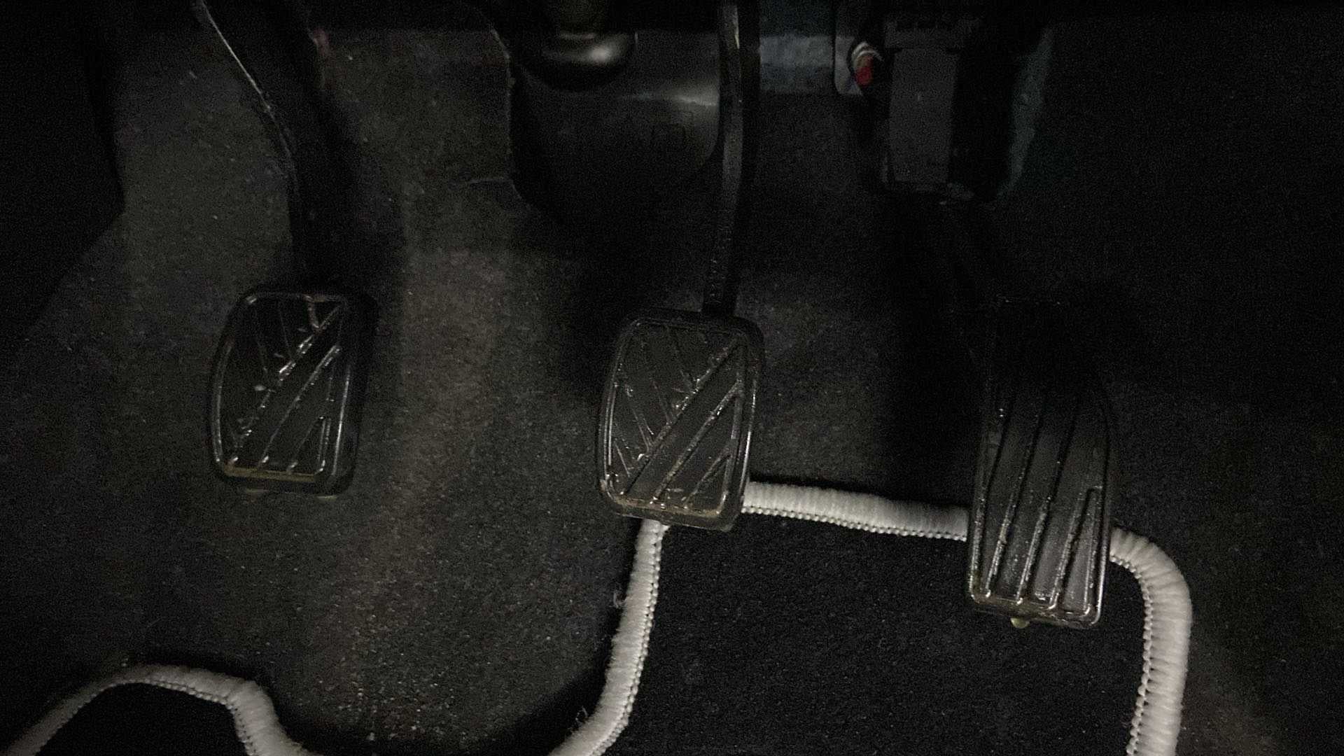 Foot pedals area of a Maruti Suzuki Swift 2021 - 2023