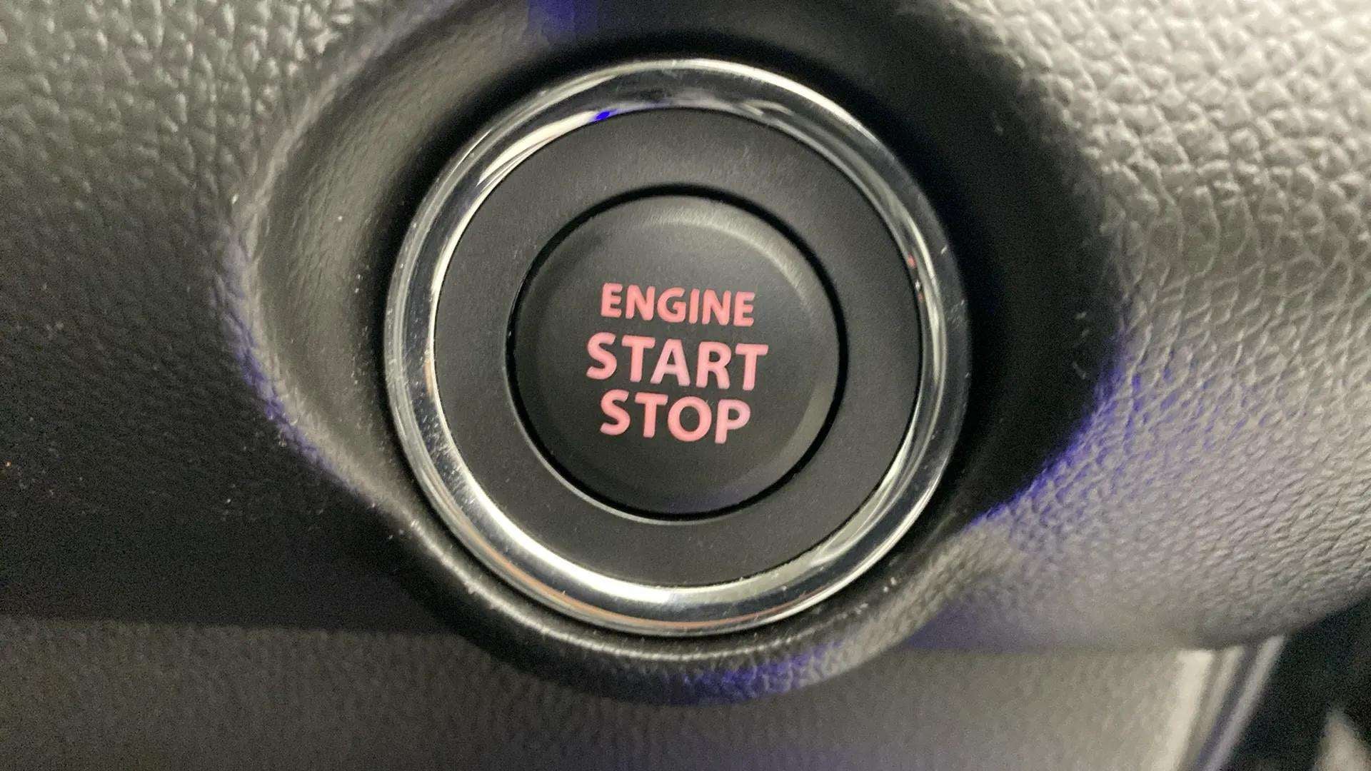 Engine start stop button of a Maruti Suzuki Swift