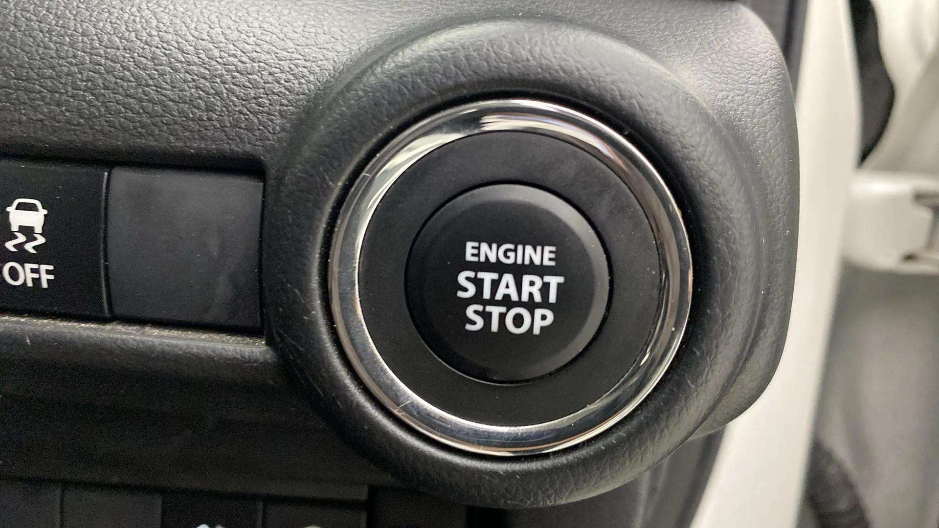 Engine start stop button of a Maruti Suzuki Swift