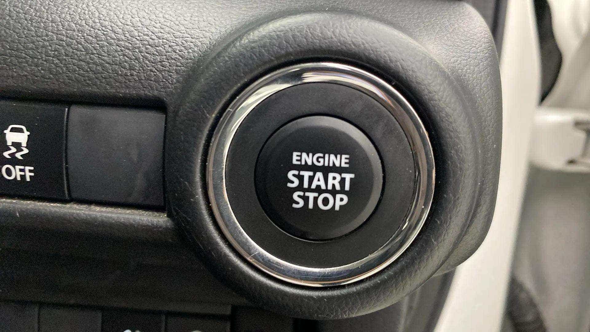 Engine start stop button of a Maruti Suzuki Swift
