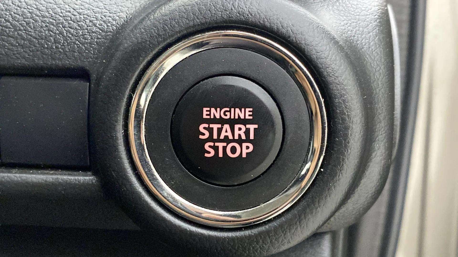 Engine start stop button of a Maruti Suzuki Swift