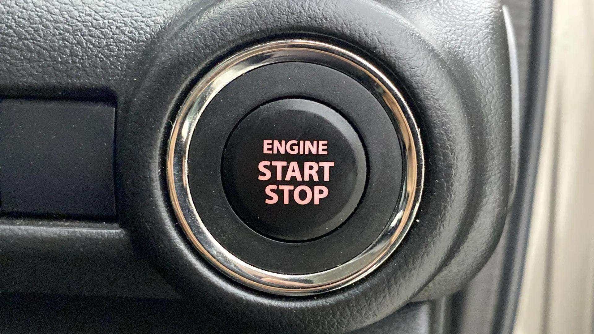 Engine start stop button of a Maruti Suzuki Swift