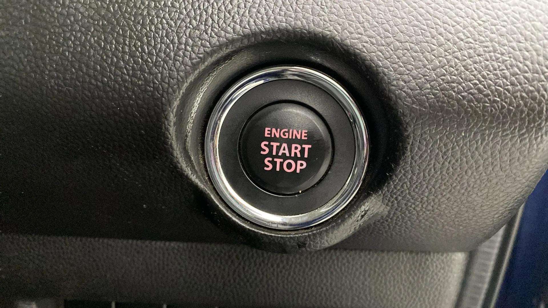 Engine start stop button of a Maruti Suzuki Swift