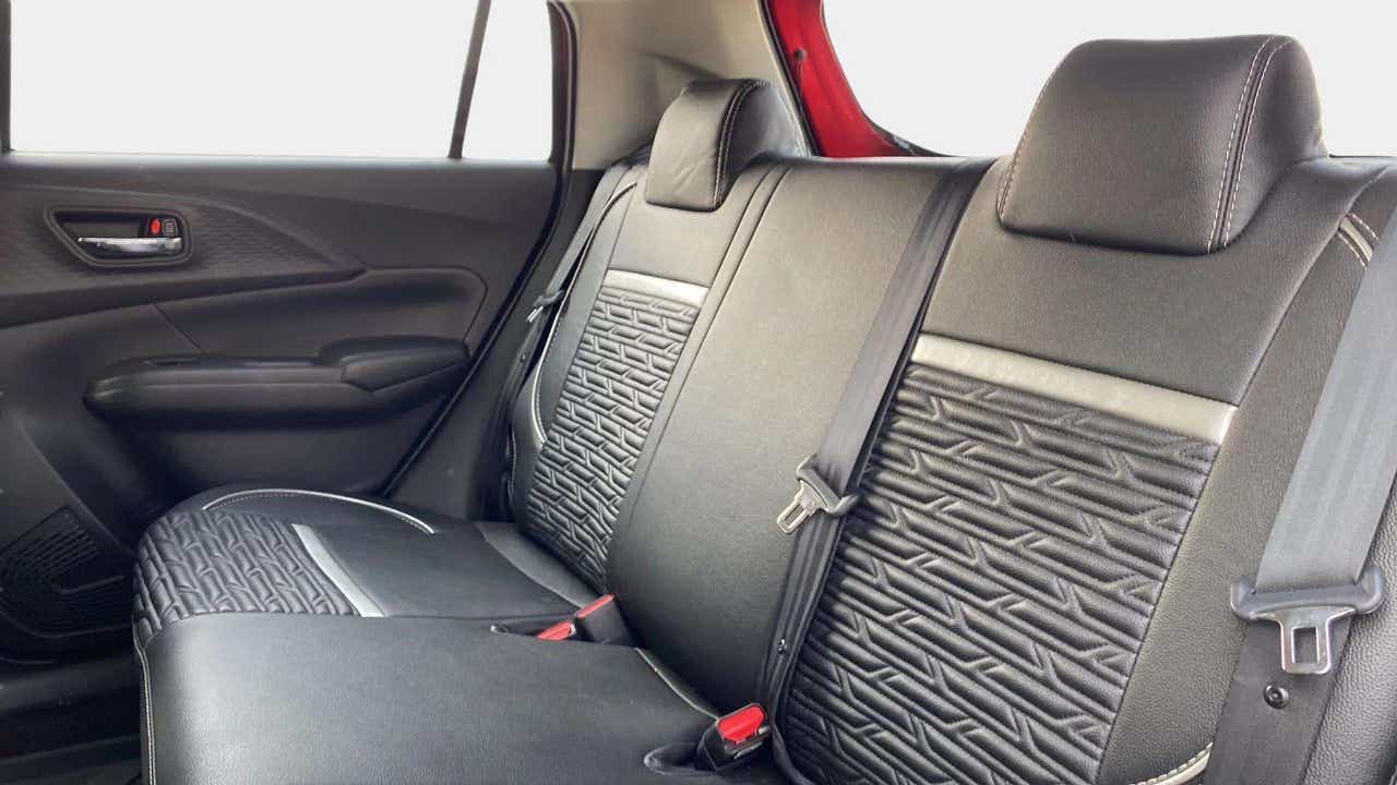 Rear seat view of a Maruti Suzuki Swift