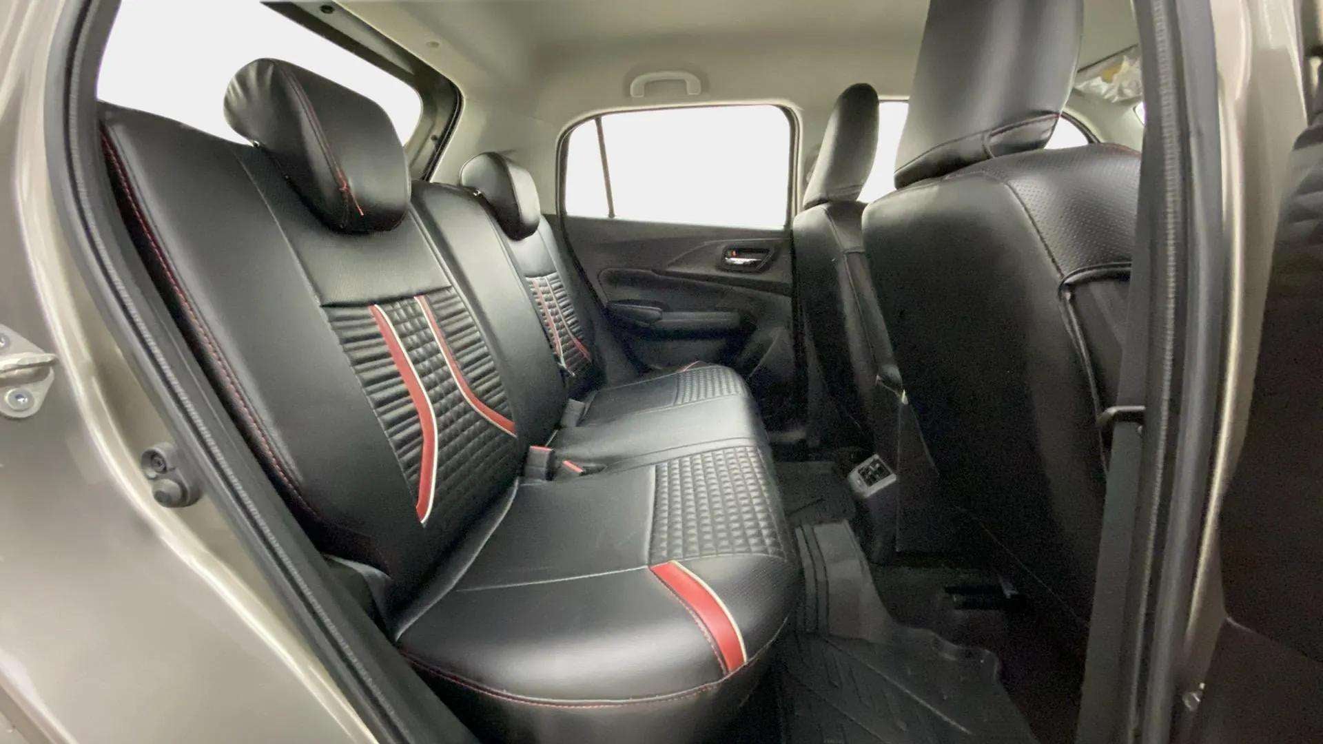 Rear seat view of a Maruti Suzuki Swift