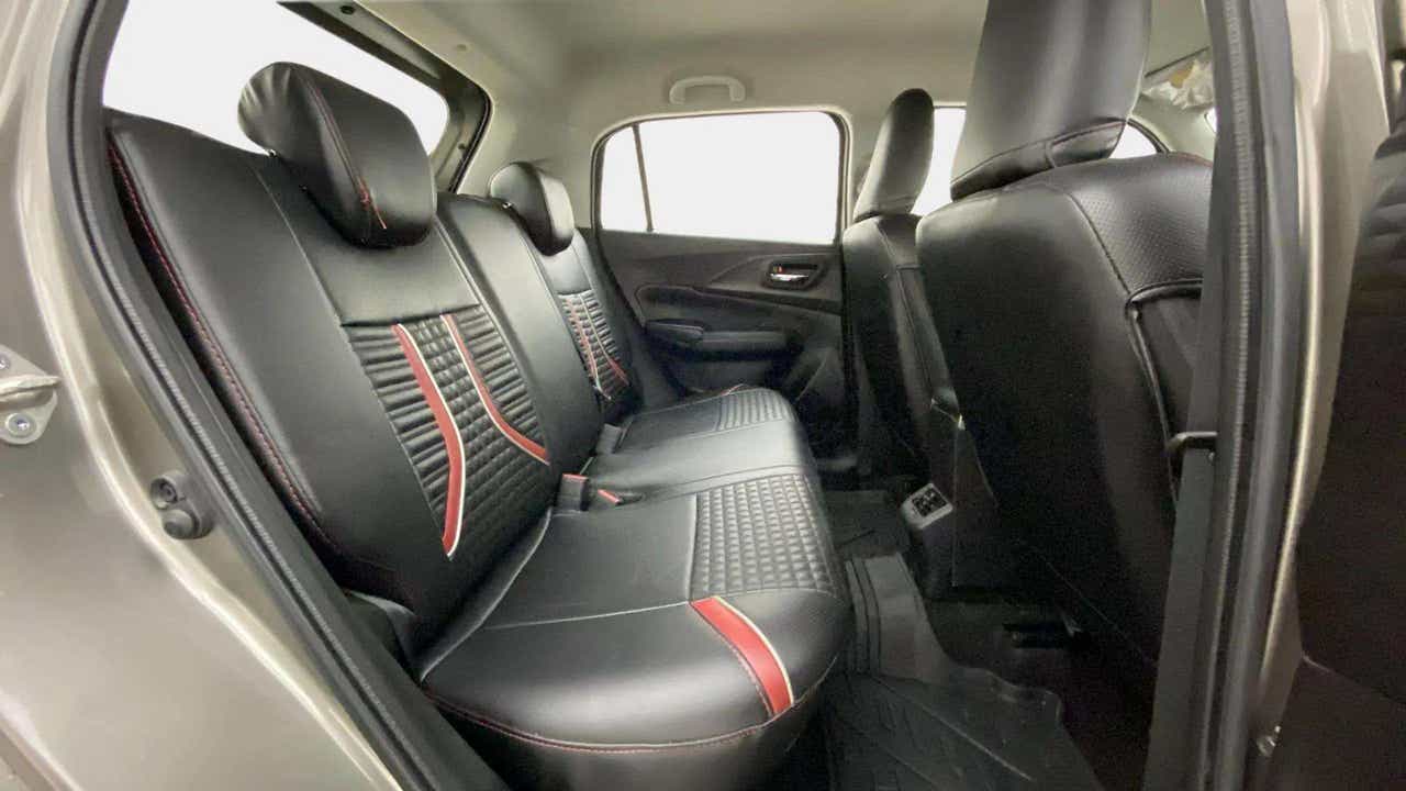 Rear seat view of a Maruti Suzuki Swift
