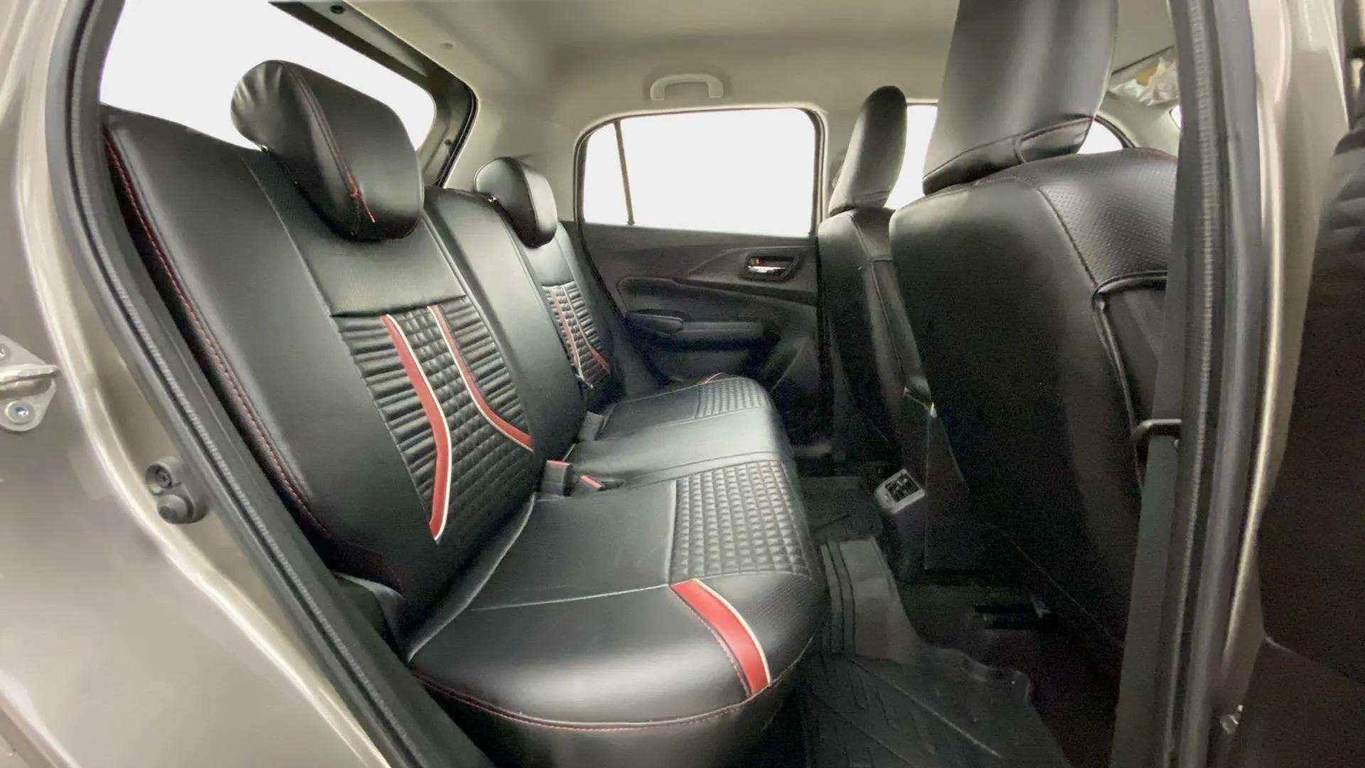 Rear seat view of a Maruti Suzuki Swift