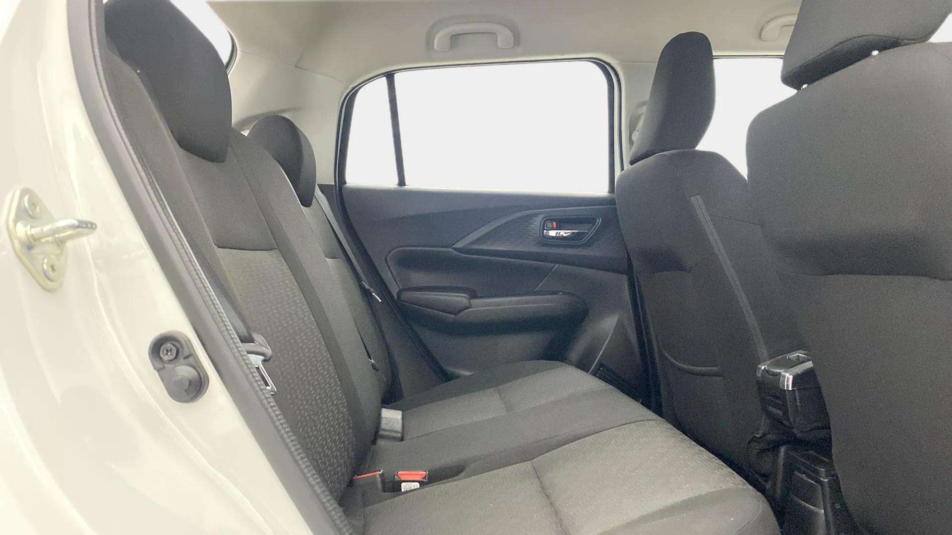 Rear seat and door panel of a Maruti Suzuki Swift
