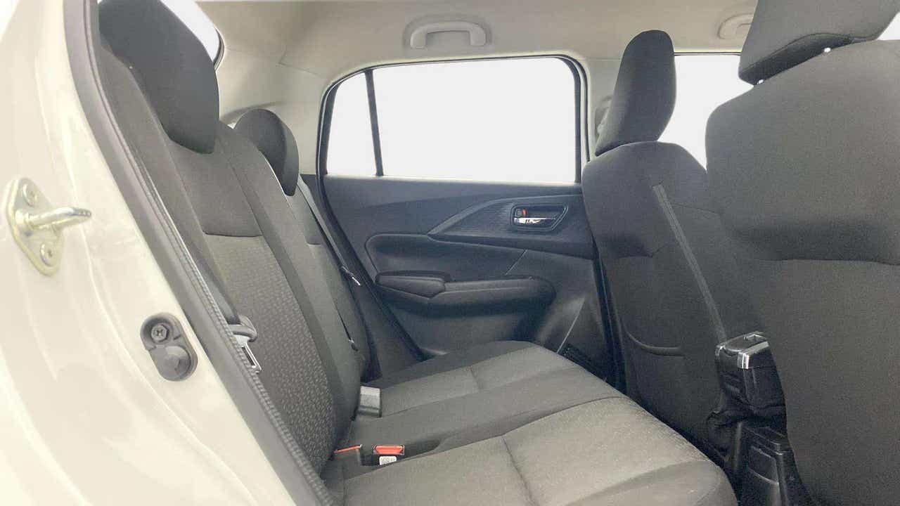 Rear seat and door panel of a Maruti Suzuki Swift