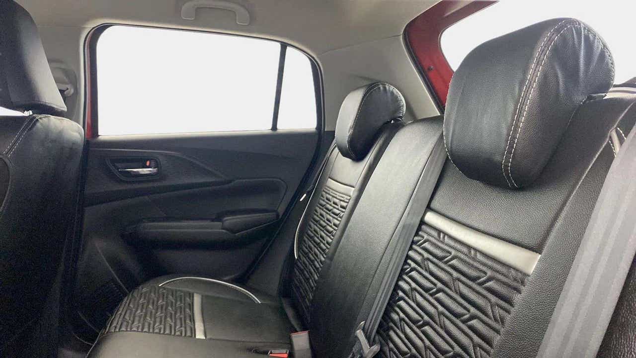 Rear seat area of a Maruti Suzuki Swift